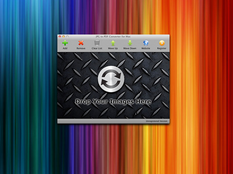 JPG To PDF Converter For Mac Screenshot